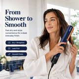 CRFTOP Airflow Hair Straightener – No Hot Plates Hair Dryer Straightener for Smooth Styling